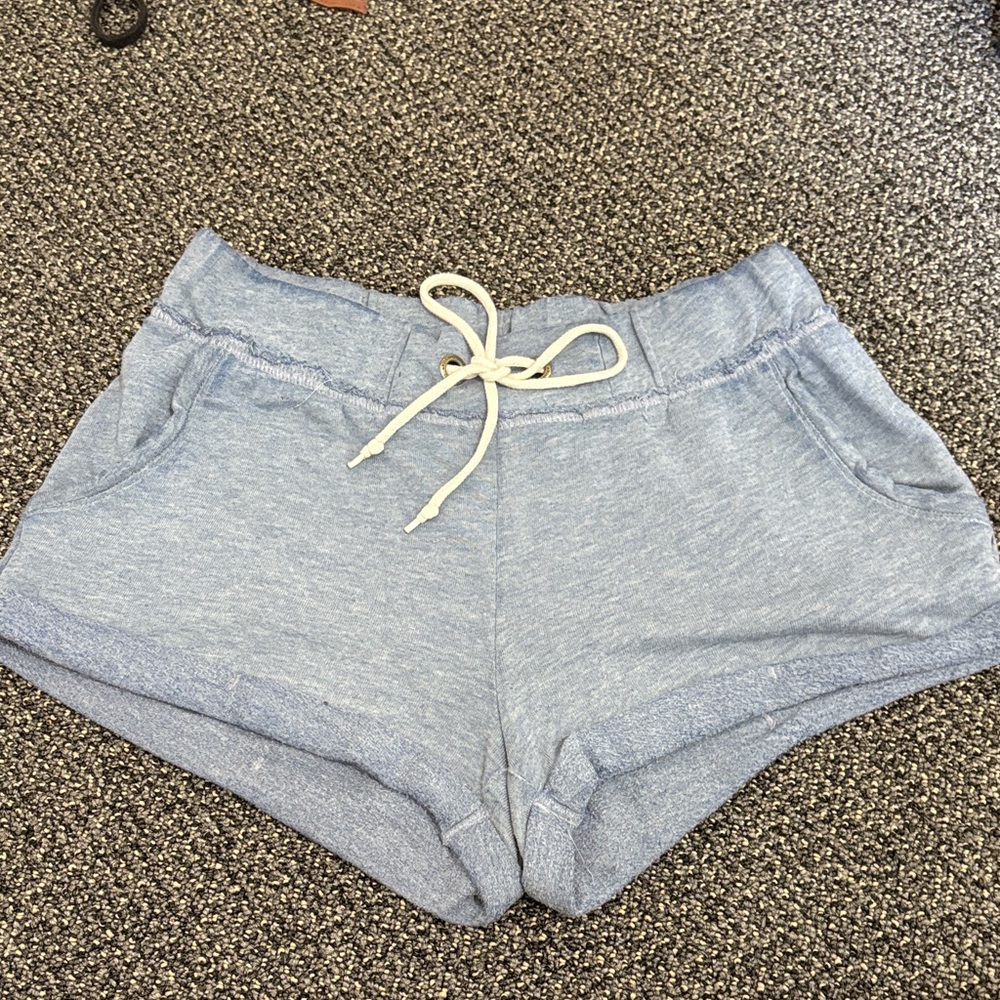 Blue sleep shorts